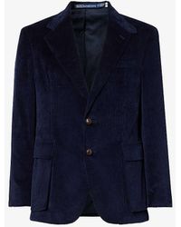 Polo Ralph Lauren - Single-breasted Notched-lapel Cotton Blazer - Lyst