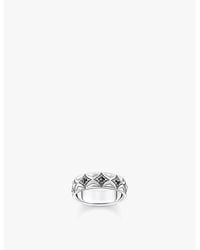 Thomas Sabo - 925 Sterling- And Zirconia Band Ring - Lyst