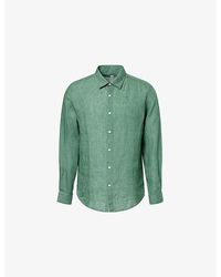 Sunspel - Long-Sleeve Linen Shirt - Lyst