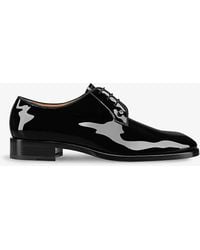 Christian Louboutin - Chambeliss Patent-leather Derby Shoes - Lyst