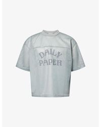 Daily Paper - Boxy Mesh Woven T-Shirt - Lyst