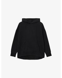 AllSaints - Craneo Etienne Oversized Cotton-Jersey Hoody - Lyst