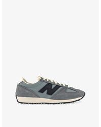 New Balance - 471 Mesh And Suede Low-Top Trainers - Lyst