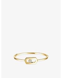 Messika - So Move Pavé 18Ct And 0.67Ct Diamond Bangle - Lyst