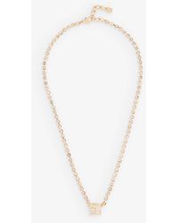 Givenchy - Brand-emblem Brass Necklace - Lyst