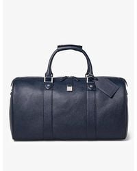 Aspinal of London - Boston Grained-leather Duffle Bag - Lyst