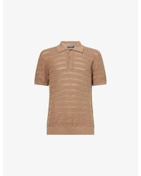 Frescobol Carioca - Vidal Short-Sleeve Mesh Polo Top - Lyst