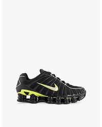 Nike - Shox Tl Leather, Mesh And Shell Low-Top Trainers - Lyst