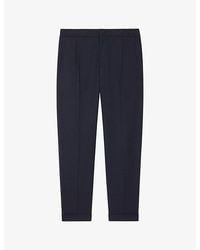 Reiss - Brighton Relaxed-Fit Tapered Woven Trousers - Lyst