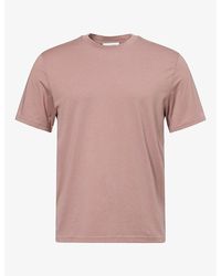 FRAME - Crewneck Cotton T-Shirt - Lyst