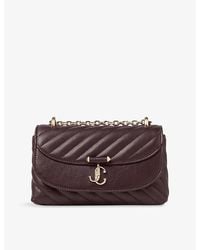 Jimmy Choo - Avenue Curve Crossbody Small Leather Bag - Lyst