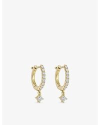 Astley Clarke - Interstellar 14Ct- And 0.19Ct Lab-Grown Diamond Drop Earrings - Lyst