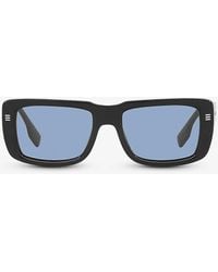 Burberry - Be4376u Jarvis Rectangle-frame Acetate Sunglasses - Lyst