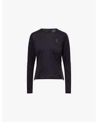 On Shoes - Performance Lg-Sleeve Stretch-Woven Top - Lyst