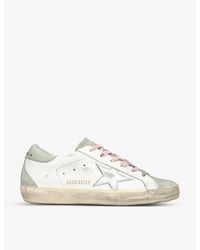 Golden Goose - Superstar 82379 Logo-print Leather Low-top Trainers - Lyst