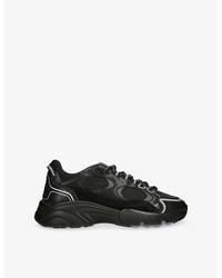 Cleens - Pulse Runner Leather And Mesh Trainers - Lyst