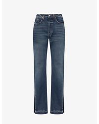 EB DENIM - Unravelled Two Split-hem Straight-leg Jeans - Lyst