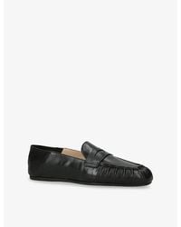 Stuart Weitzman - Brooks Leather Loafers - Lyst