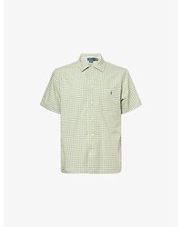 Polo Ralph Lauren - Vaycay Gingham-Print Short-Sleeve Cotton Shirt - Lyst