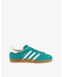 adidas gazelle silver green womens Women's Adidas Gazelle Indoor Shoes main image 1