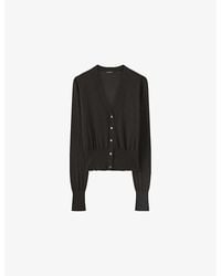 JOSEPH - Cashair V-Neck Cashmere Cardigan - Lyst