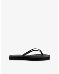 TKEES - Lily Platform Leather Flip-Flops - Lyst