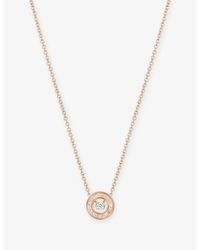 Piaget - Possession 18Ct Rose- And 0.05Ct Brilliant-Cut Diamond Pendant Necklace - Lyst