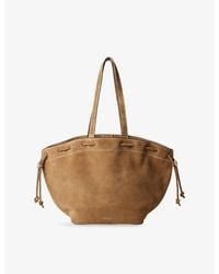 Claudie Pierlot - Logo-Embossed Suede Tote Bag - Lyst