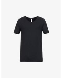 Hanro - Basics Stretch-Cotton T-Shirt - Lyst