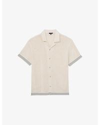 Reiss - Aliso Short-Sleeved Crochet Shirt - Lyst