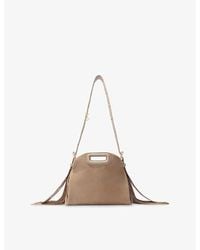 Maje - Miss M Mini Suede Shoulder Bag - Lyst