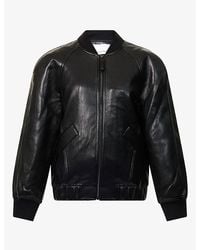 Frankie Shop - Alena Faux-Leather Bomber Jacket - Lyst