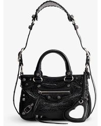 Balenciaga - Le Cagole Small Braided-handle Leather Tote Bag - Lyst