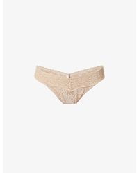 Hanky Panky - Signature Original-Rise Stretch-Jersey Thong - Lyst