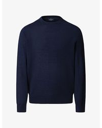 Hackett - Crewneck Regular-Fit Merino-Wool Jumper - Lyst