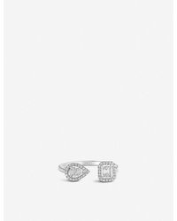 Messika - My Twin Toi & Moi 18ct -gold And 0.45ct Diamond Ring - Lyst
