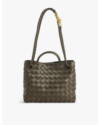 Bottega Veneta - Andiamo Medium Leather Top-handle Bag - Lyst