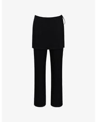 House Of Cb - Leona Sateen Trousers With Over-Skirt Xs (A-C Cup) - Lyst