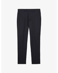 Reiss - Graduate Tailored-Fit Woven Suit Trousers - Lyst