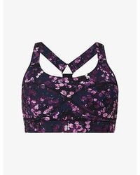 Sweaty Betty - Power Abstract-Pattern Stretch-Woven Sports Bra - Lyst