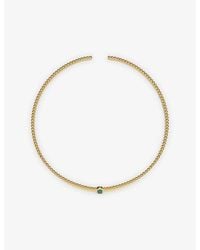 Apm Monaco - Les Calanques 18Ct-Plated Alloy, Cubic Zirconia And Malachite Necklace - Lyst