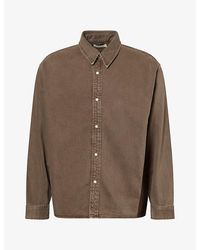 FRAME - Relaxed-Fit Denim Overshirt - Lyst