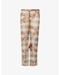Jaded London - Deva Striped Knit Trousers - Lyst