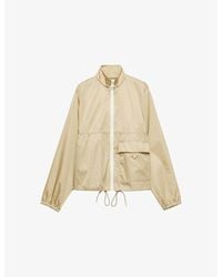 Prada - Re Nylon Logo-Embellished Woven Blouson Jacket - Lyst