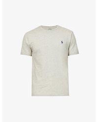 Polo Ralph Lauren - Short-Sleeved Crewneck Cotton-Jersey T-Shirt - Lyst