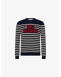 Valentino Garavani - Chez Striped Wool Jumper - Lyst