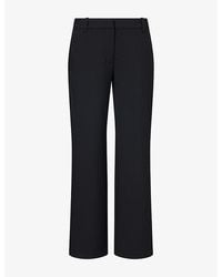 GOOD AMERICAN - Low-Rise Straight-Leg Woven Trousers - Lyst