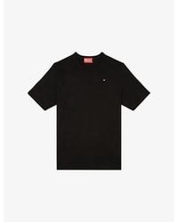 DIESEL - T-Adjust-Microdiv Cotton-Jersey T-Shirt - Lyst