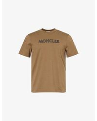 Moncler - Embossed-Logo Cotton T-Shirt - Lyst
