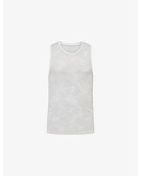 GYMSHARK - Geo Seamless Stretch-Woven Tank Top - Lyst